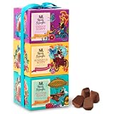 Monty Bojangles Schokoladentrüffel- Pralinen Sortiment mit Kakao bestäubt in Geschenkturm (3x100 g), 3 verschiede ...