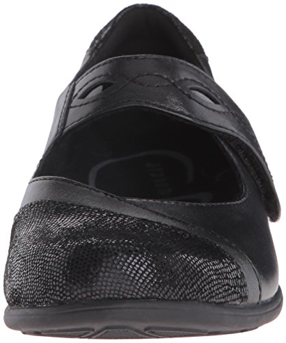 Aravon Womens Alana-Ar Mary Jane Flat, Black, 9.5 Narrow Us #TOP1
