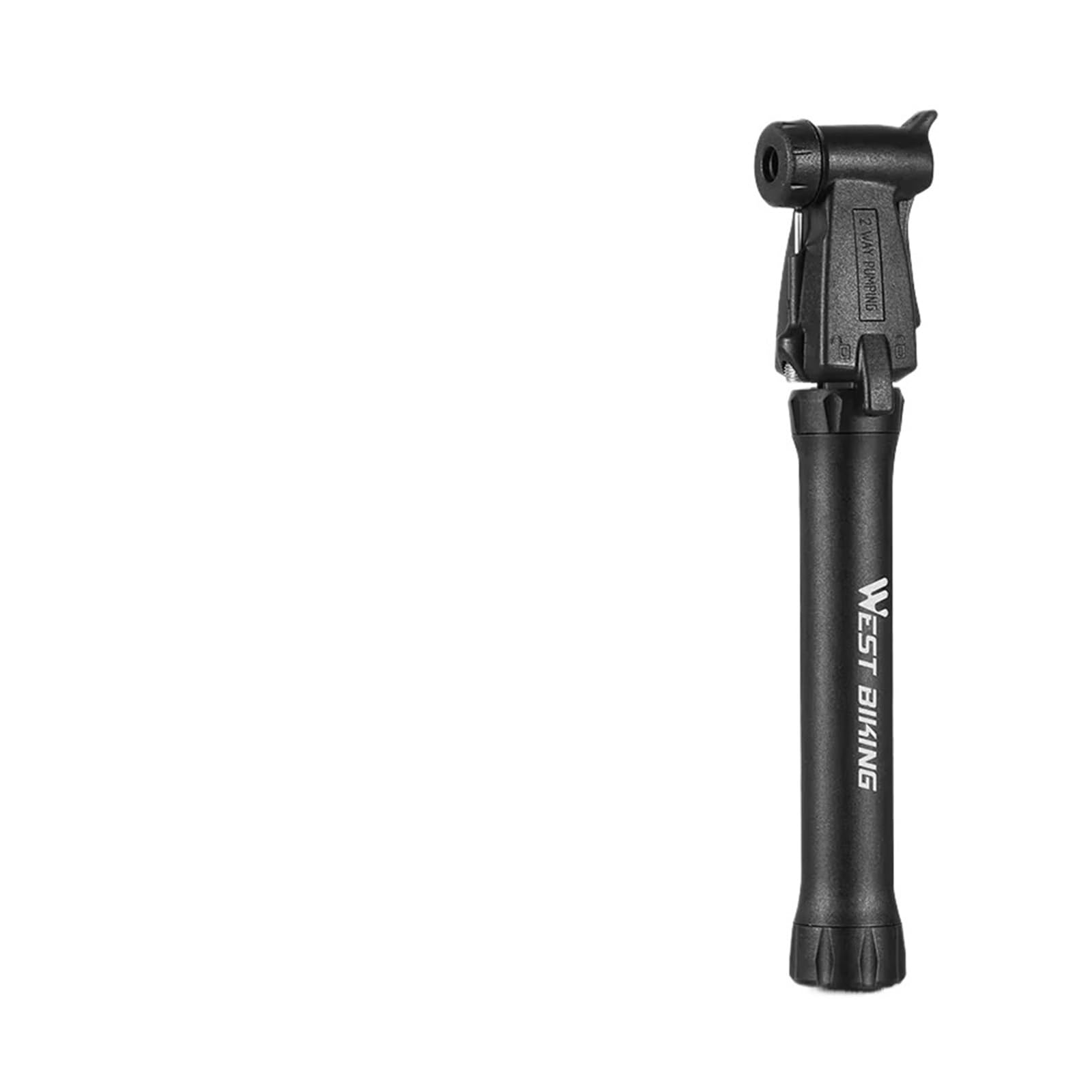 1 szt. 100PSI ręczna pompka do rowera ze stopu aluminium, przenośna pompka do opon kompatybilna z zaworami do rowerów MTB i szosowych