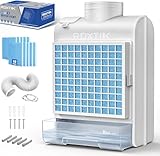 RDXTIK 3-in-1 Indoor Dryer Vent Kit, 2026 Upgraded, 10 Pcs Polyester Filters for 4 Layer Purification System, Stainless Steel Screen Filter and Water Drawer For Electric Dryer