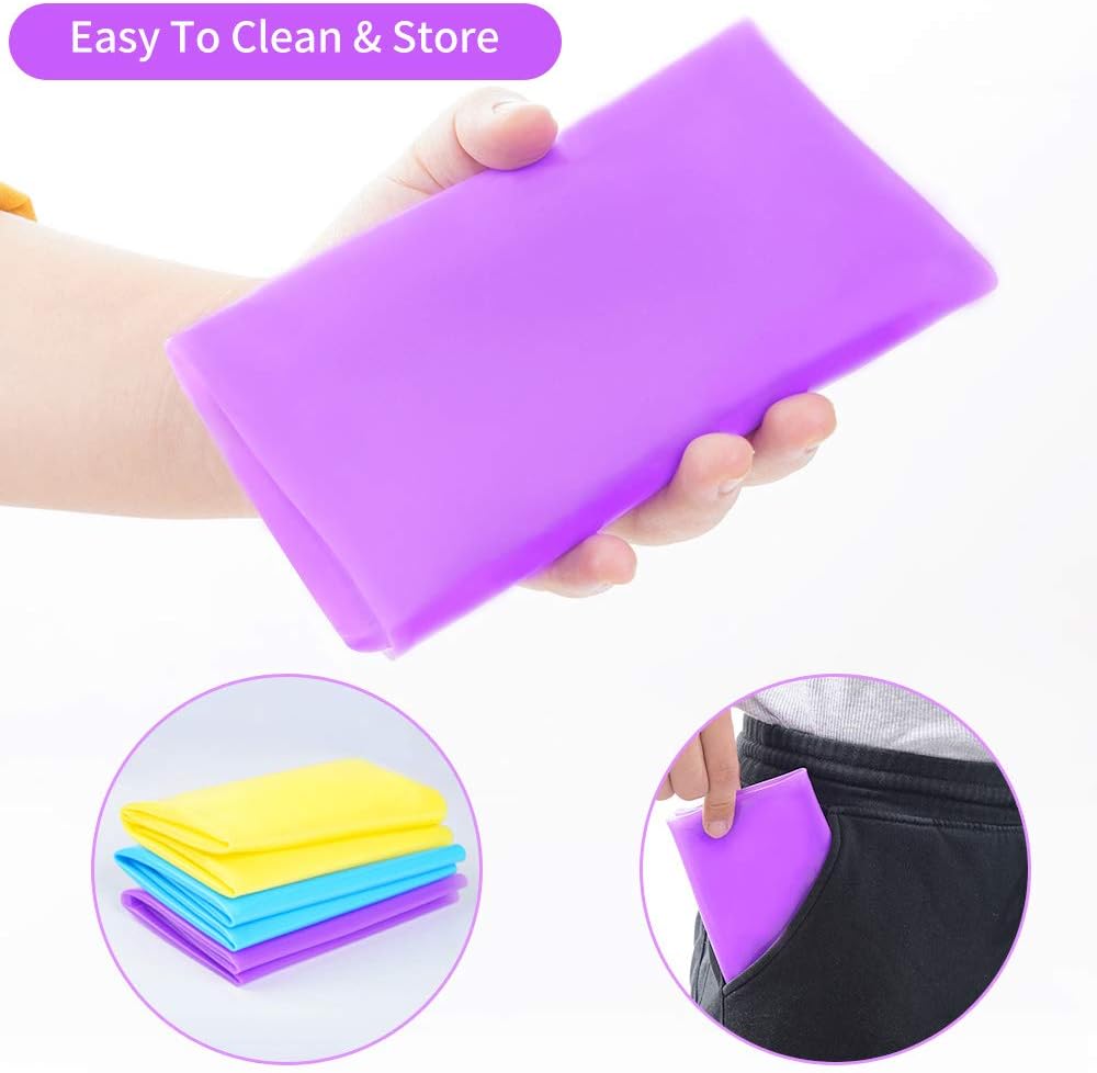 3 Pack Large Silicone Sheets for Crafts, Liquid, Resin Jewelry Casting Molds Mat, Multi-Purpose Food Grade Silicone Placemat. 15.7” x 11.8”