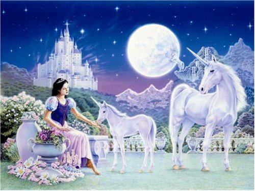 Preisvergleich Produktbild Puzzle 200 Teile Einhorn und Prinzessin (RV) 12732 von Ravensburger