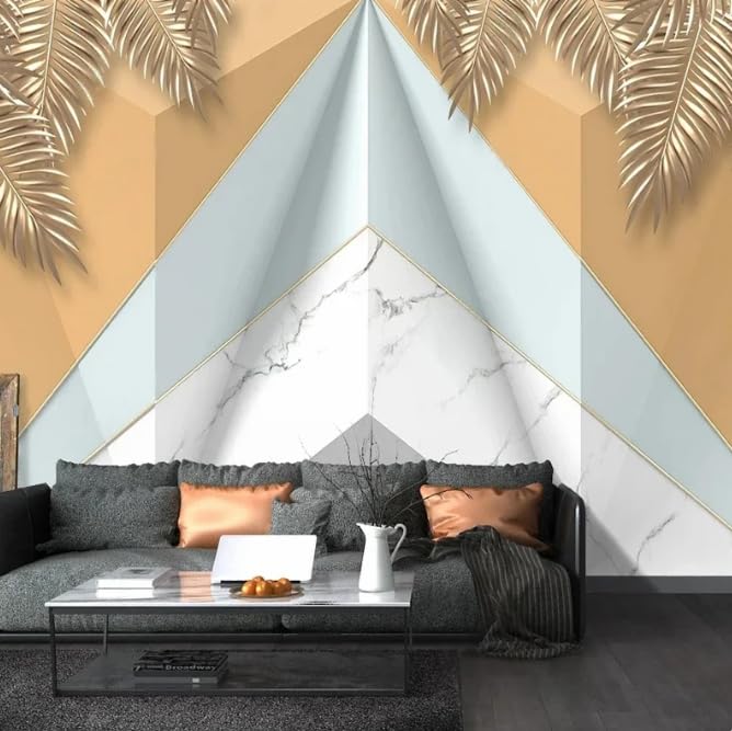Fond d'écran 3D pour salon : transformez votre mur de canapé - 2