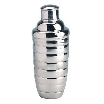 American METALCRAFT, Inc. BHS117 Beehive Cocktail Shakers, Stainless Steel, 16 oz. Capacity