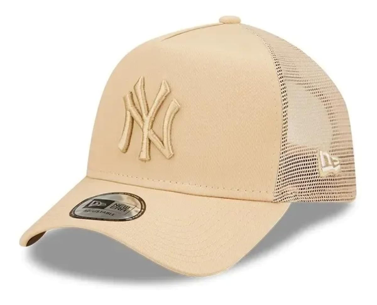NEW ERA NY ヤンキース メッシュキャップ 海外モデル キャメルベージュ Amazon | ニューエラ (New Era) A-Frame メッシュキャップ キャップ