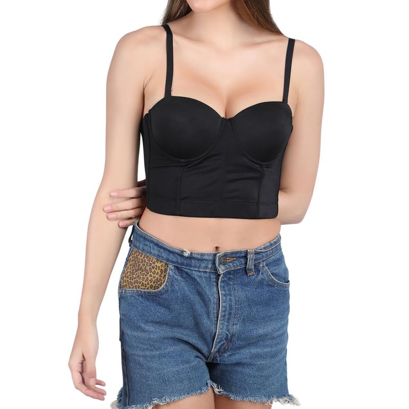 Women's Wired Bra - Half Coverage, Heavily Padded, Comfortable Everyday Support-image-27