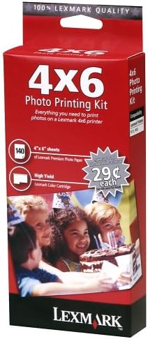 Lexmark 4 X 6 Photo Printingkit