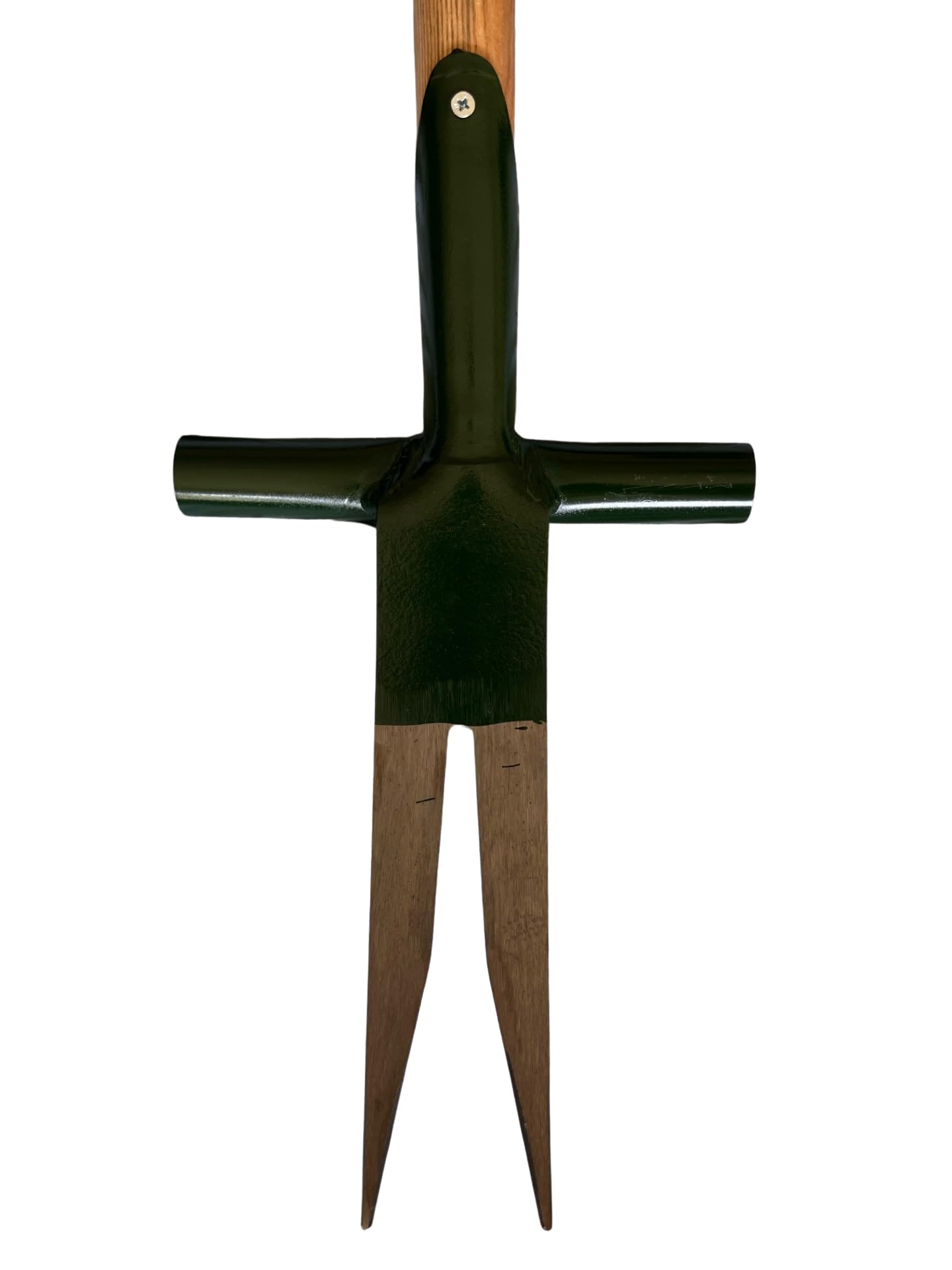 Ampferstecher Unkrautstecher aus legiertem Stahl mit Holzstiel und T-Griff – ergonomischer Gartenhelfer zum Entfernen von Ampfer & Unkraut, 95 cm, 2,4 kg, chemiefrei, langlebig