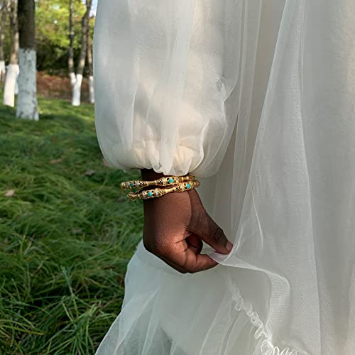 Ethlyn Christmas gifts for baby girls 18k Gold Plated Mini Size Bangle Bracelet for little girls4