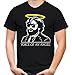 Produktbild Voice of an Angel Männer und Herren T-Shirt | Hangover Spruch Carlos Kostüm Alan Geschenk (XL, Schwarz)