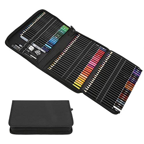 Drawing Sketching Pencil Set 78pcs Colouring Pencils Painting Pencils Watercolor Pencils Drawing Tool for Artists Adult Kids Sketching(78pcs)