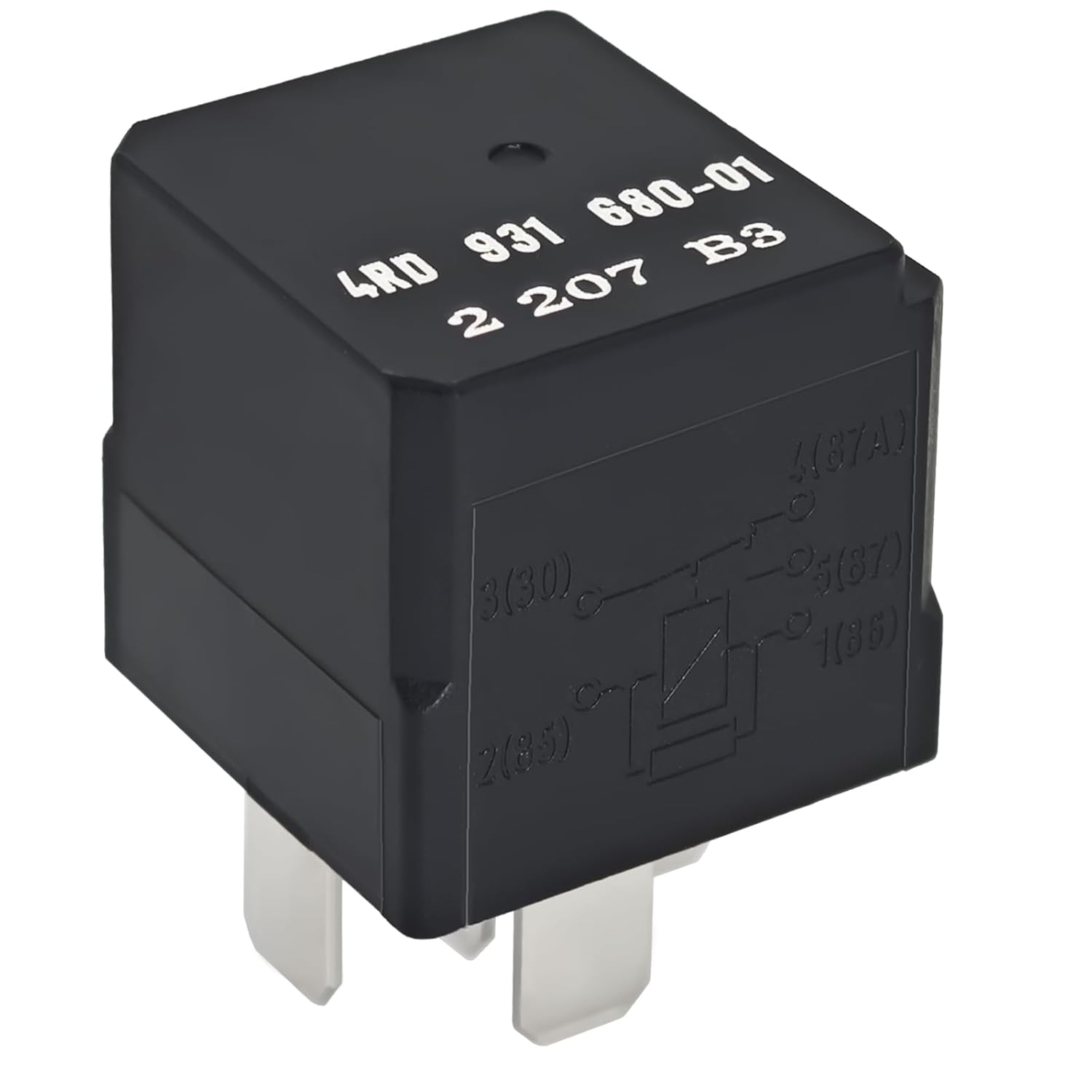 4RD93168001 Relay (Pack of 2) - 12V 40A Automotive Waterproof Relay - Replacement for Hella 4RD 931 680-01, 007903001, 931680011