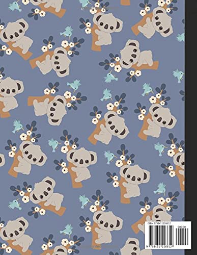 Koala Composition Notebook: Koala Wide Ruled Composition Book