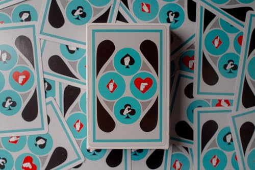 Baraja estándar de cartas Póker con señales ASL miniatura 5