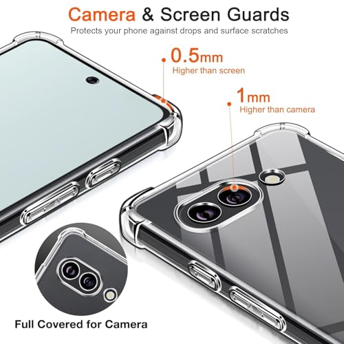 Image of Compatible for [ Google Pixel 9A ] Bumper Back Case Cover for [ Google Pixel 9A ] - Transparent