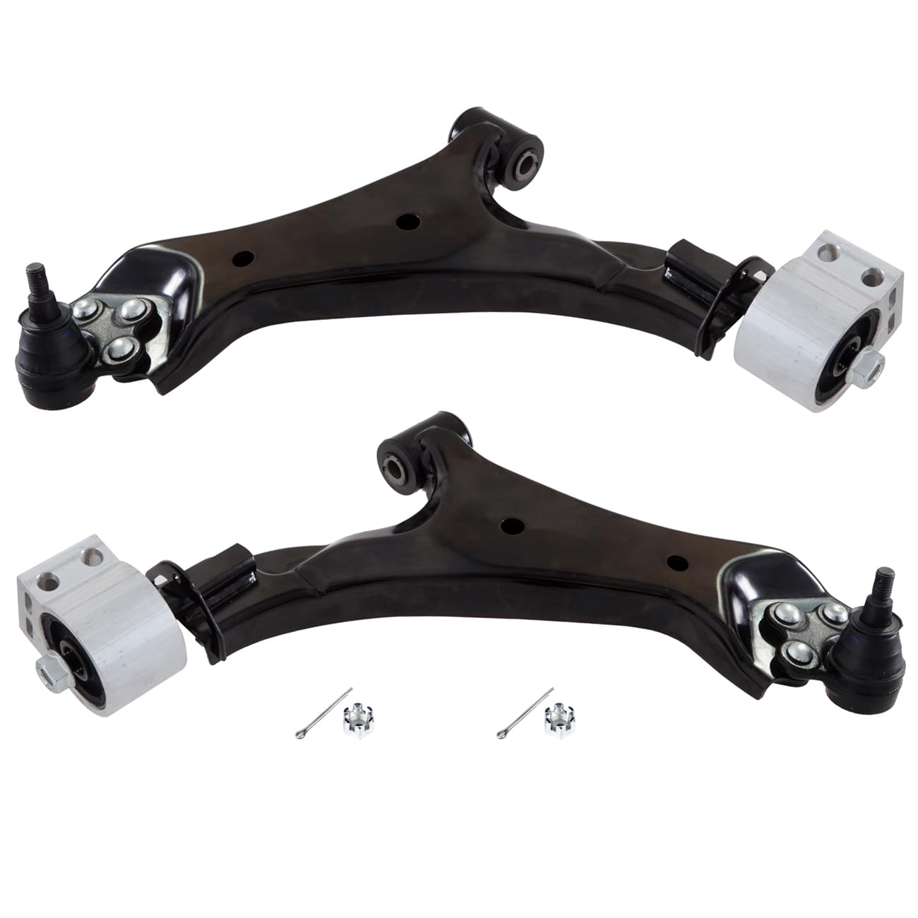 K623488 K623489 (Pair) Front Lower Control Arm and Ball Joint Assembly Compatible With 2010-2017 Ch-evy Equinox/G-MC Terrain [# 25872723 25872722 GS501117 GS501118 524-157 524-158]