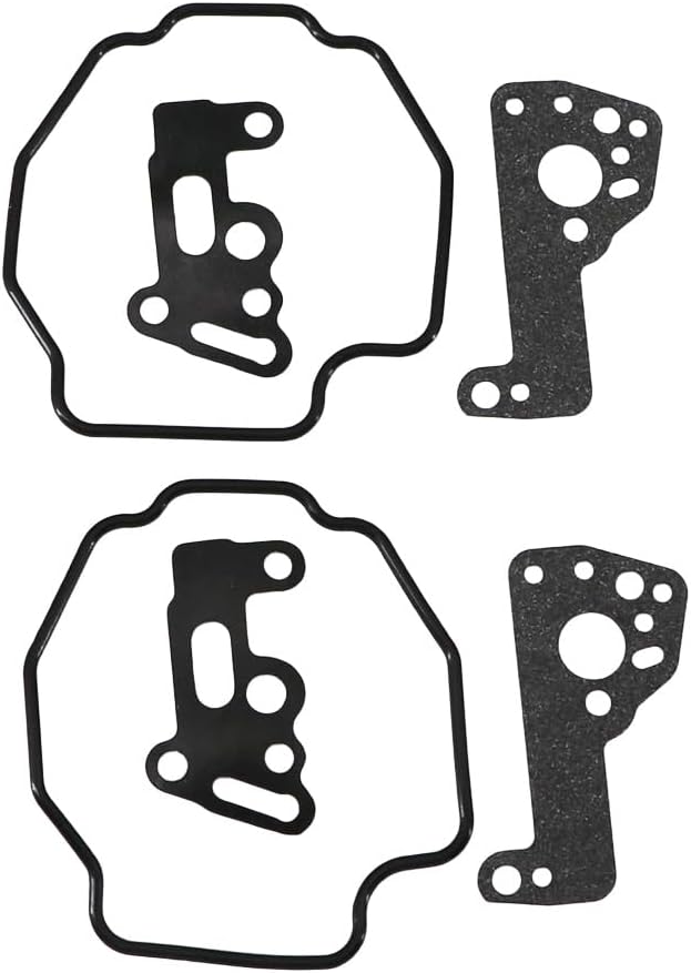 2PCS Carburetor Rebuild Repair Kit For Yamaha Virago 535 XV535 1990-2001 500 XV500 (XV500K) 1983 Replaces 3JB-14985-00-00 41R-14940-00-00 Float Gasket Diaphragm