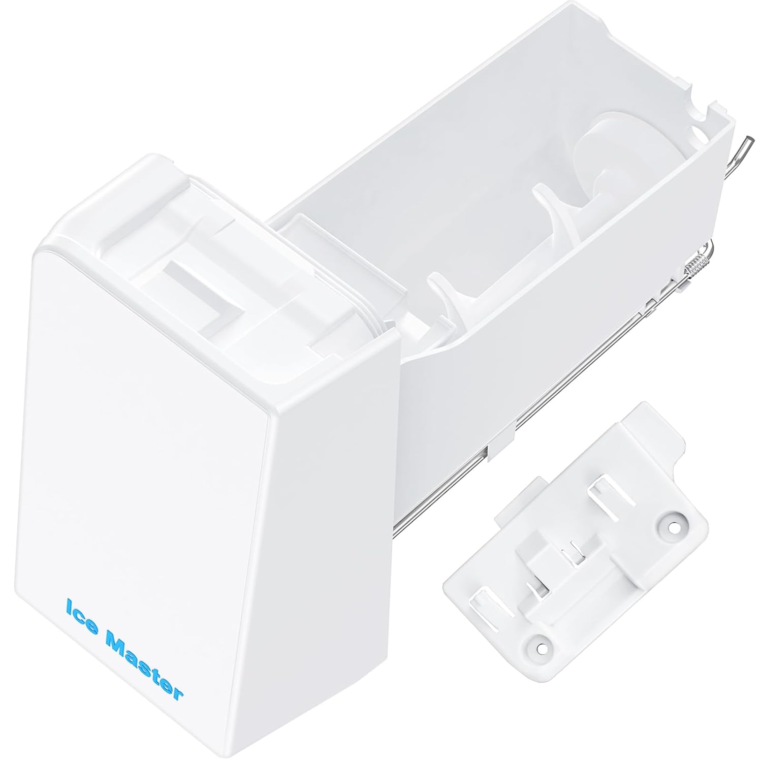 Upgraded DA97-14504C DA97-14504A Ice Bucket Ice Container Compatible with Samsung Ice Maker Replacement Ice Tray Parts RF23J9011SR RF23HCEDBSR Samsung Ice Bucket RF22KREDBSR PS11773414 Ice Bin