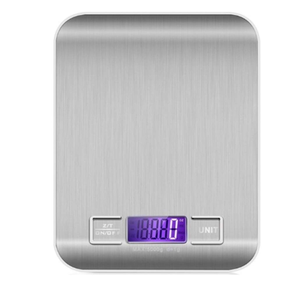 Stainless Steel Digital Electronic Scale Household Kitchen Measuring Weight Volumn Food Device