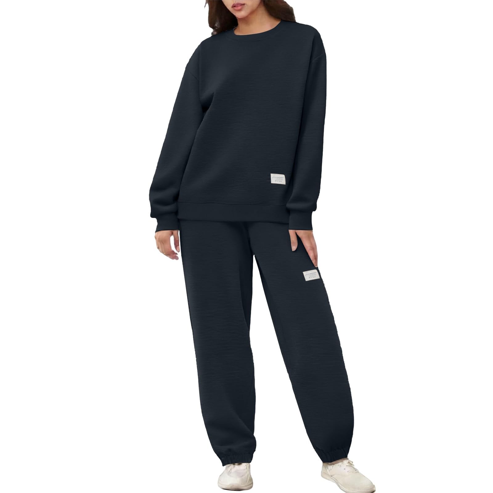 Warm Lounge Set for Women Sweatsuits Sweatpants 2 Piece Outfits Sweatshirt Baggy Cozy Casual Spring Fall Winter 2026