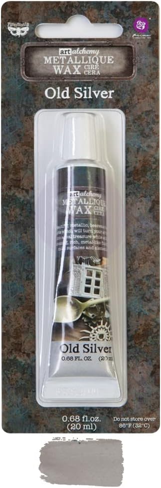 Prima Marketing 655350963996 Art Alchemy-Metallique Wax-Old Silver