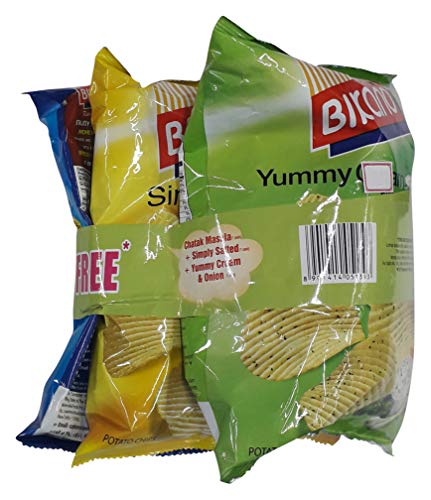 Image of Bikano Potato Chips - Assorted, 198g