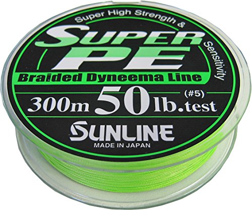SUPER PE DYNEEMA SUNLINE 40lb 0,33 mm 300mt KG20 color Green MADE IN JAPAN