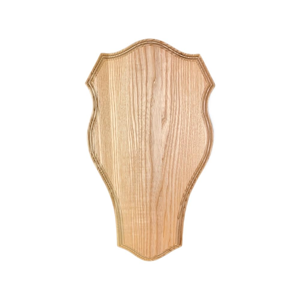 Hi Life Living Nature Scudo di Legno per Trofeo Daino. Pannello. Corna. Caccia. 40x23cm 030202
