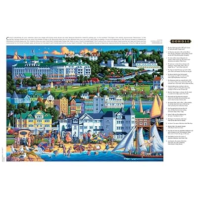 Buffalo Games - Eric Dowdle - Mackinac Island - 1000 Piece Jigsaw Puzzle for Adults - Challenging Puzzle Perfect for Game Nights - Finished Size is 26.75 x 19.75