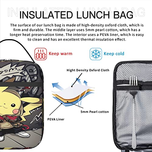 Auewiuny Lunch Box Kids,Insulated Soft Lunch Bag For Boys Girls Reusable Lunc Tote Bag For Kids With Water Bottle Holder For Office Work Out Travel Tirp #TOP3
