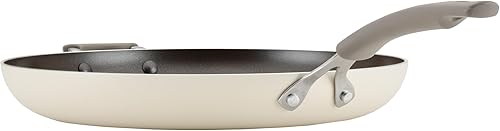Miniatura 9 de Rachael Ray Cook + Create - Sartén antiadherente con mango auxiliar, 14 pulgadas, almendra