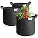 Produktbild com-four® 3X Pflanzsack je 60 L für Kartoffeln - Tomaten-Kübel mit Griffen - Pflanztasche - Pflanztopf Tomaten - Pflanzenschutzsack (60 L - 3 Stück)