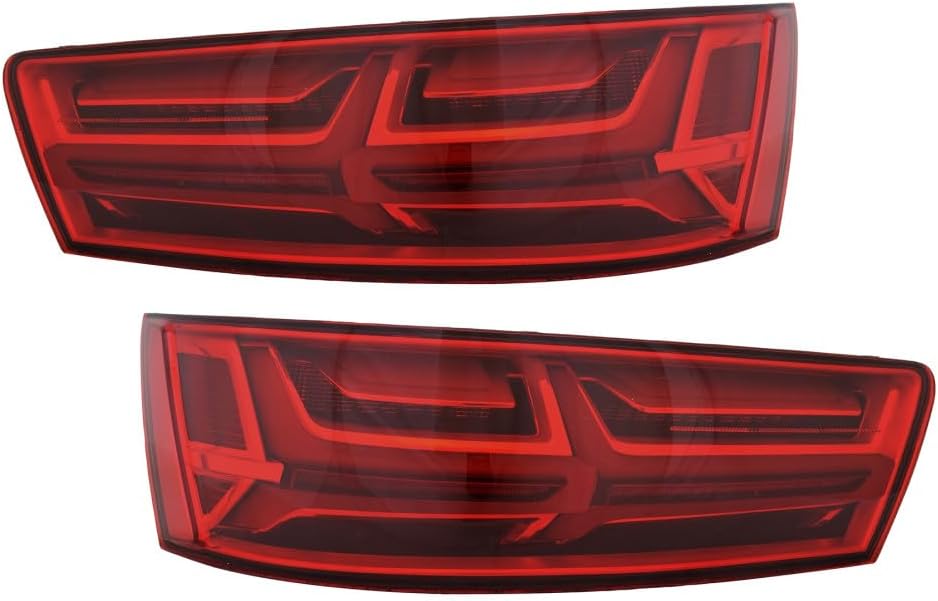 KarParts360 For Audi Q7 2017 2018 2019 Tail Light Driver and Passenger Side | Pair | LED | Replacement For AU2800118, AU2801118 | 4M0945093L, 4M0945094L