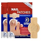 Fungal Nail Patches 42 PCS, Toenail Treatment Extra Strength 8-Hour Overnight Nail Fast Acting Repair Effortless Hydrogel Nail Care and Repair for Damaged Nails Overnight Renewal for Men and Women
