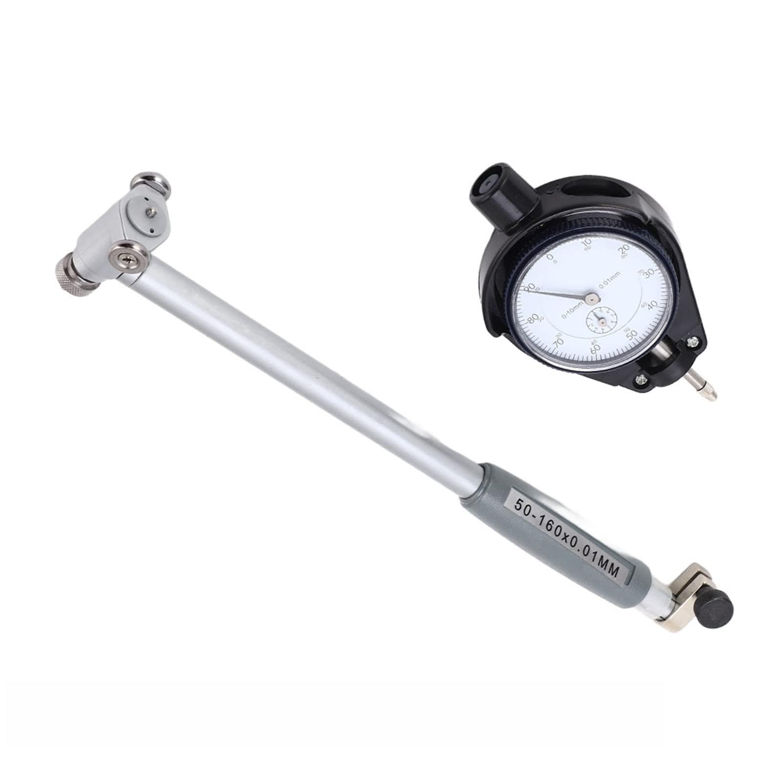 Extender Dial Bore Gage Kit with 50160mm Measuring Ernal Diameter Gauge 50-160MM Bore Gauge Indicator (Inner Diameter Gauge 50-160)