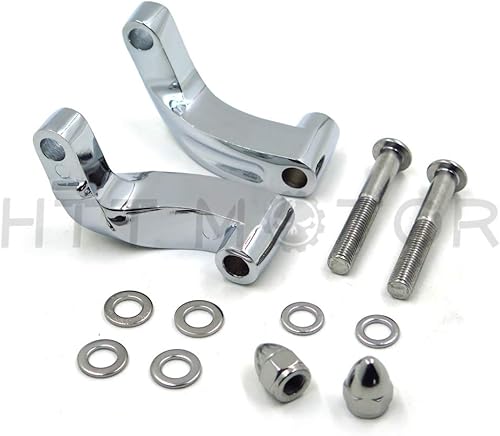 HTTMT MT387-CD - Adaptador de montaje de espejos compatible con Harley Heritage Flstc Fxcwc Super Glide Fxdc Wide Cd