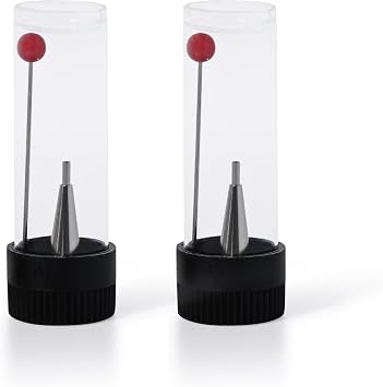 Art Institute Glitter Ultra Fine Metal Tip, 2-Pack Precision Glue Applicator for Detailing and DIY Crafts
