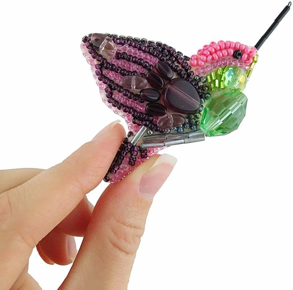 Crystal Art Beadwork kit for Creating Brooch BP-217C Fly Bird