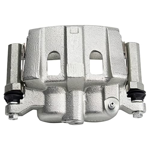 Image of TRQ Front Brake Caliper Set Zinc Coated Brackets Compatible with 2009-2015 Toyota Venza