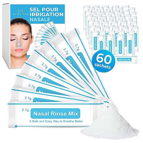 AVIDA ZEN - Sel Nasal - Lavage Nez Adultes - Lot de 60 Sachets – vue 9