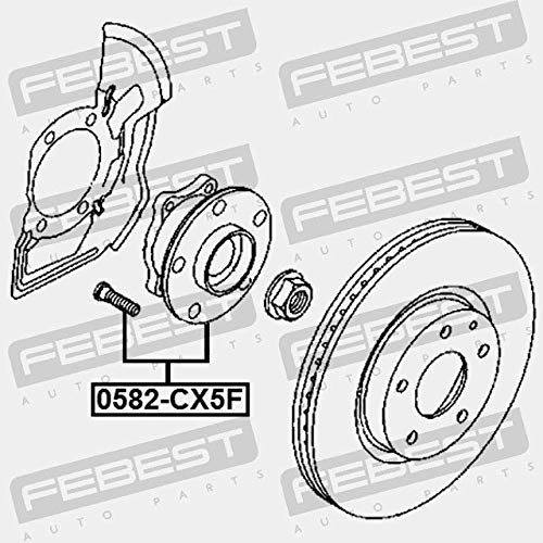 Front Wheel Hub Febest 0582-Cx5F Oem Kd35-33-04Xc #TOP1