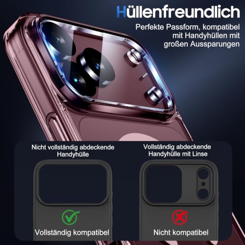 UniqueMe für iPhone 18 Pro Kameraschutz - 3 Stück, HD Transparent – Ansicht 6