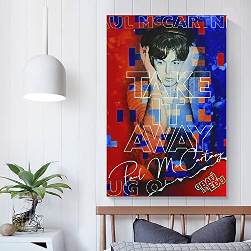 SHENGHUA Affiches et Impressions sans Cadre 60X90cm Paul Mccartney - Les Beatles, Paul McCartney, John Lennon, RIngo Starr, George Harrison SHENGHUA Affiches et Impressions sans Cadre 60X90cm Paul Mccartney – Image 5