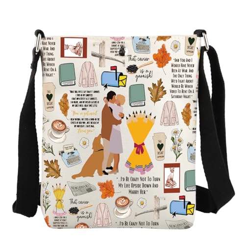 JYTAPP Mail Fan Movie Merch Crossbody Bag Romance Comedy Movie Inspired Gifts Got Mail Merchandise