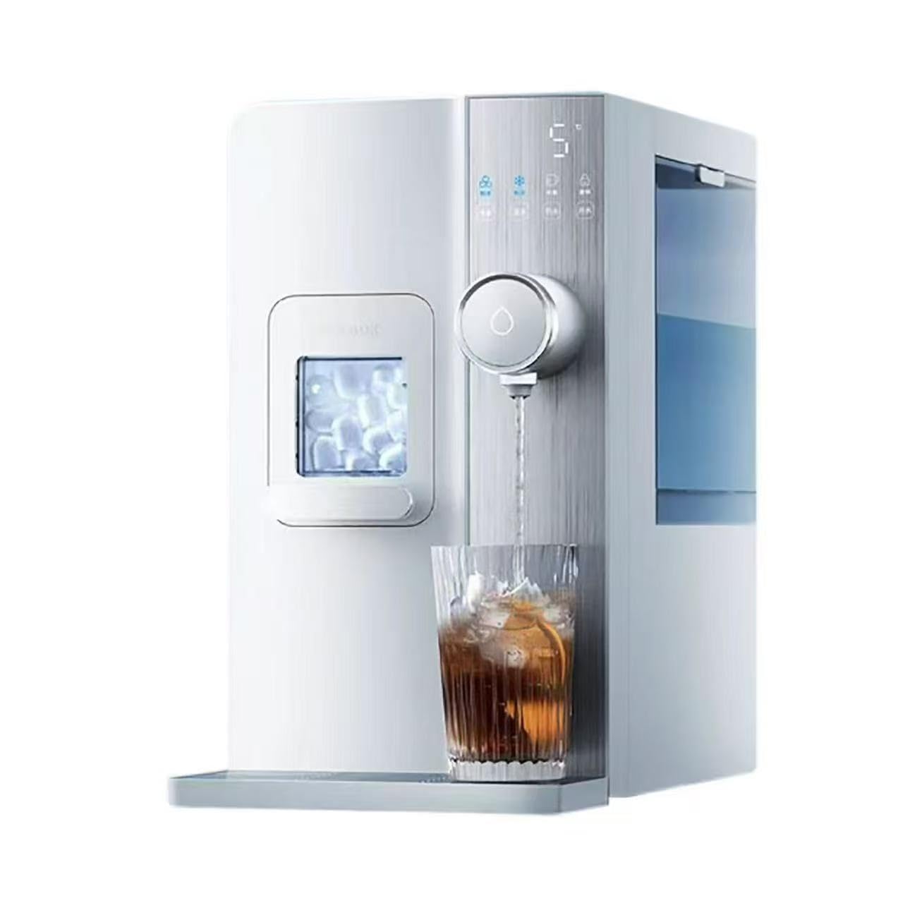 Photo 1 of **FOR PARTS, DOES NOT WORK**3-in-1 Countertop Water Bar with Ice Maker, Hot & Cold Water Dispenser, 7-Stage Filter, 7 Temp Settings, 5 Volume Options, No Installation, Portable Water Station for Kitchen, Office, RV