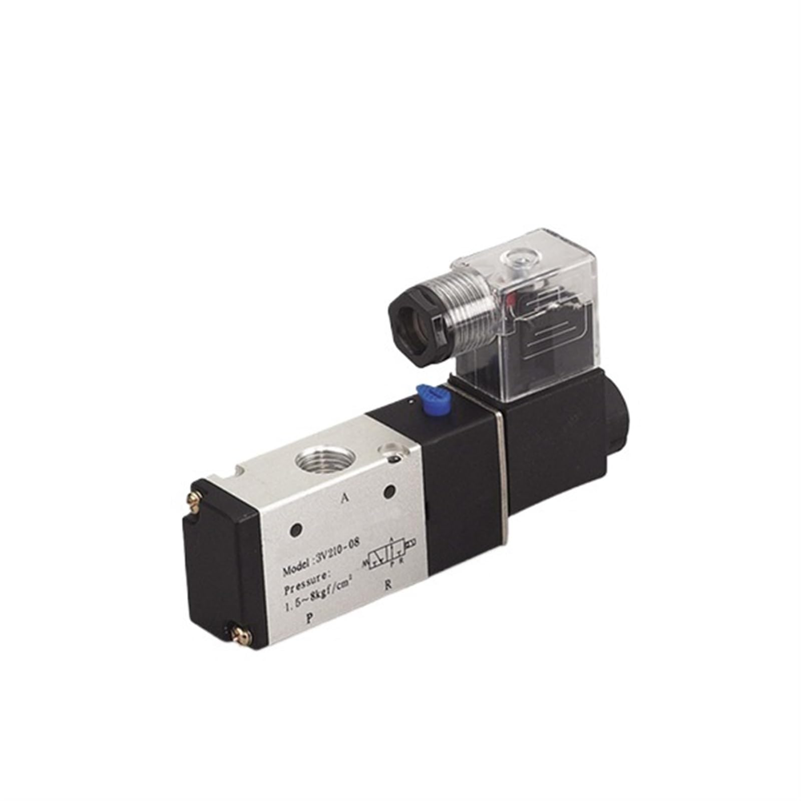 QRUYHBAJU 1PCS Pneumatic 3V210-08-NO 3 Port 2 Position Solenoid Valve 220V Normally Open DC24V DC12V AC110V AC220V(Ac220v)