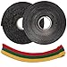 Hook and Loop Strips with Adhesiv - 1" x 10 Feet Industrial Strength - Heavy Duty Tape + 10 Reusable Cable Ties