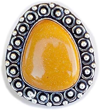 Mookaite Jasper Ring, Silver Plated Ring, Handmade Ring, Women Jewelry, (Size- 6 USA) BRS-12229 image 4