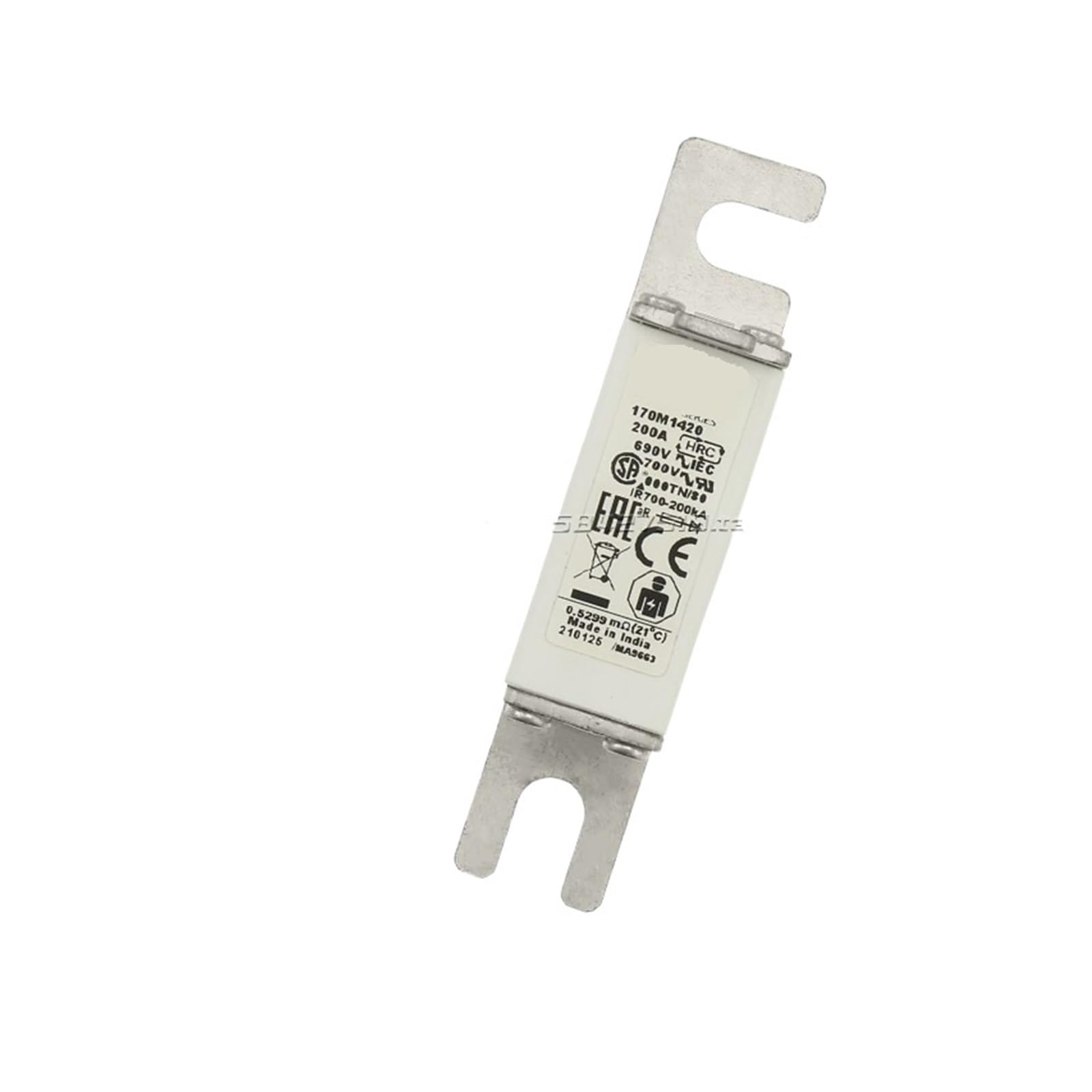 Fusible 170M1420 et cartouches ultra-rapides 170M1418 à 170M1422 pour protection industrielle