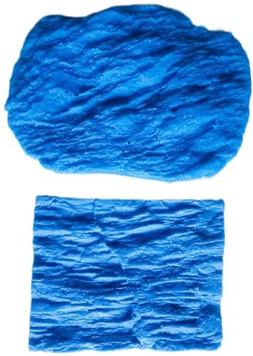 Small Concrete, Masonry Form Texture Stamp Kit, 2 Small Hand Stamps Create Beautiful Stone Textures, Best use for Smaller Concrete Projects, Countertop Edge Designs, Boulder Scapes & More